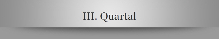 III. Quartal