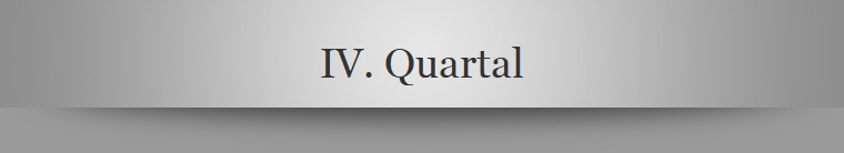 IV. Quartal
